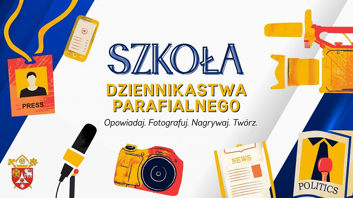 Szkoła Dziennikarstwa Parafialnego grafika
